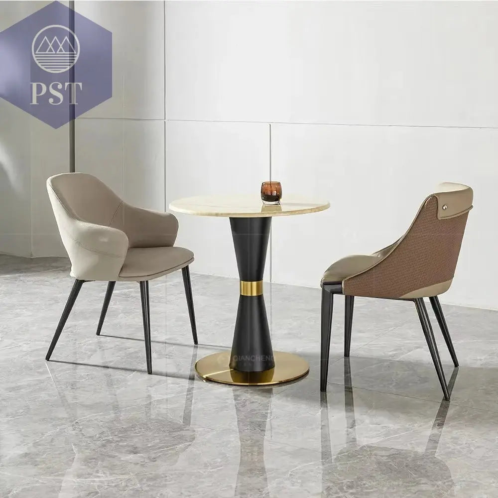 Elegantes Esszimmer Set Tisch und Stuhl Set eleganter Esstisch Schwarz PST PS Tradings Tischset PST PS Tradings  PST PS Tradings