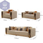 Elegantes Leder Sofa Set Luxus Couch PST PS Tradings Sofa PST PS Tradings set-A PST PS Tradings Elegantes Leder Sofa Set Luxus Couch Sofa