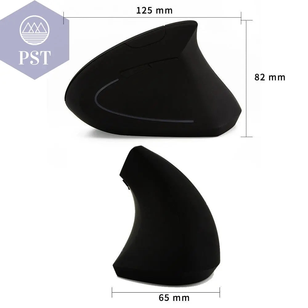 Ergonomic Left Hand Right Hand Wireless Vertical Mouse       PST PS Tradings