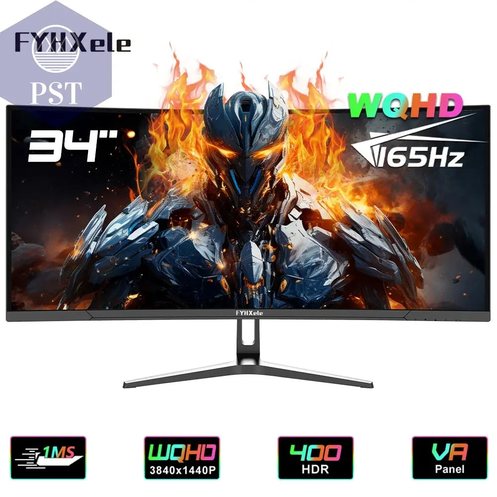 FYHXele 34 Zoll WQHD Curved Gaming Monitor PST PS Tradings Monitor PST PS Tradings 34inch-4k 165hz / Russian Federation PST PS Tradings FYHXele 34 Zoll WQHD Curved Gaming Monitor Monitor