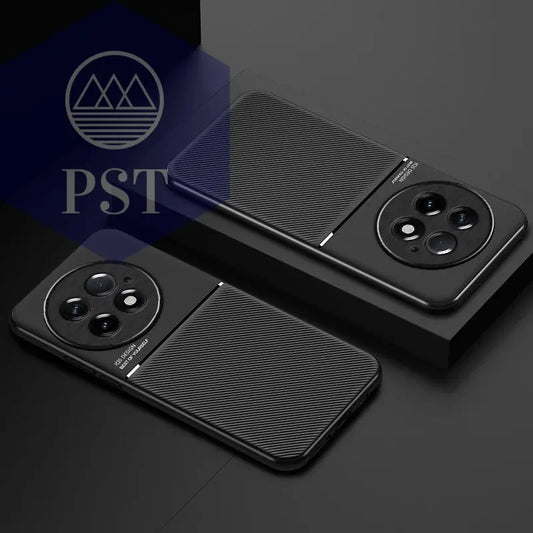 For OnePlus 13 5G Case Leather Car Magnetic Holder Phone Cases for OnePlus 13 OnePlus13 1+13 5G Silicone Shockproof Back Cover - PST PS Tradings