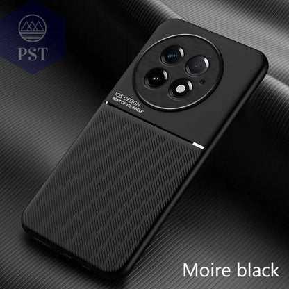 For OnePlus 13 5G Case Leather Car Magnetic Holder Phone Cases for OnePlus 13 OnePlus13 1+13 5G Silicone Shockproof Back Cover - PST PS Tradings