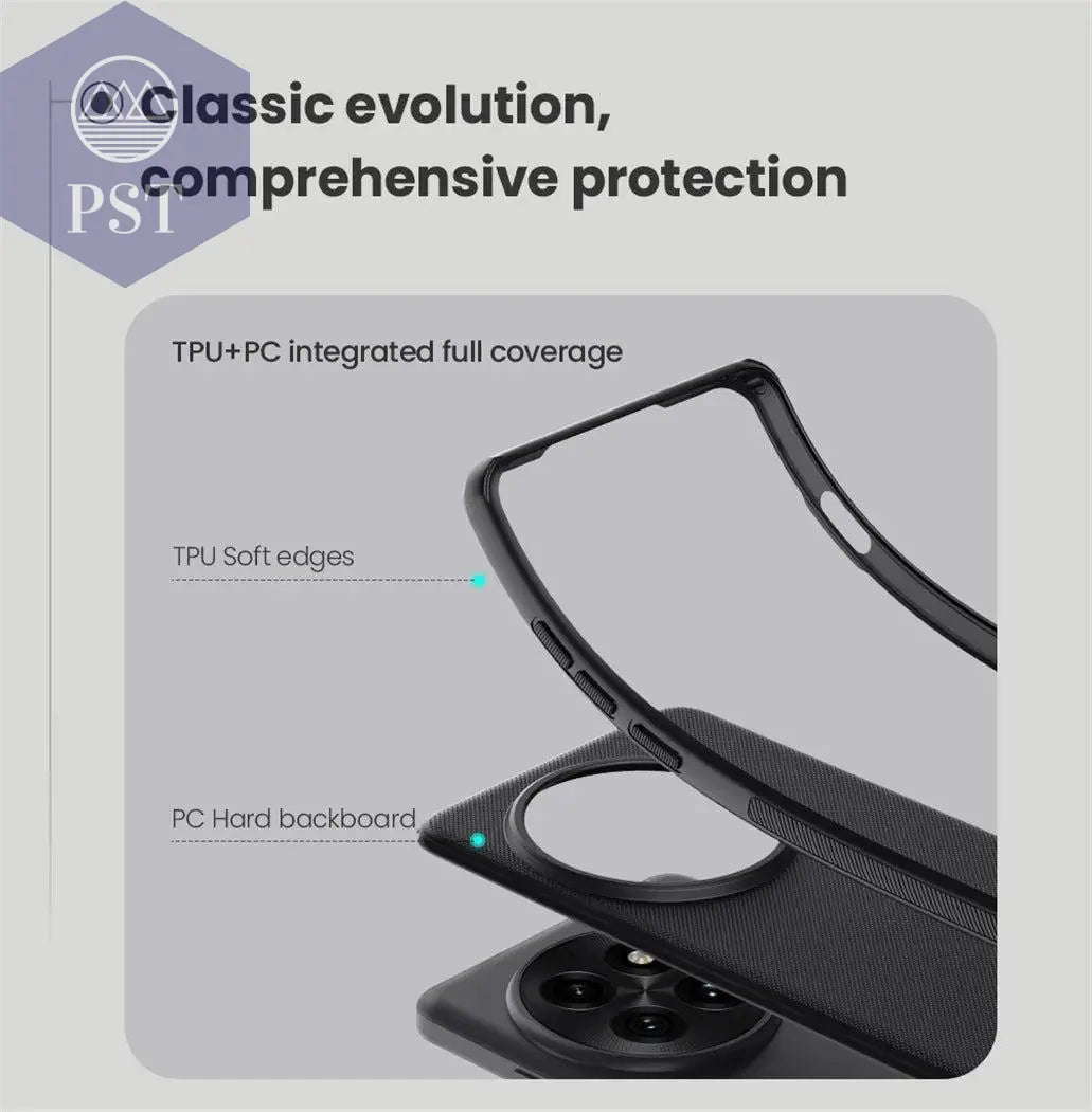 For OnePlus 13 Case Nillkin Super Frosted Shield Pro Soft TPU Frame Hard PC Shell Shockproof Back Cover For 1+13 One Plus 13 - PST PS Tradings