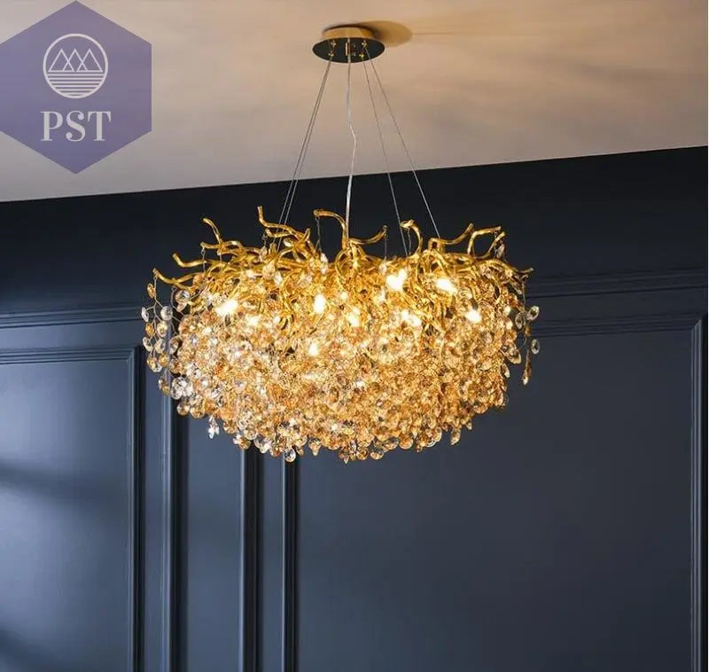 French Crystals Pendant Lamp       PST PS Tradings