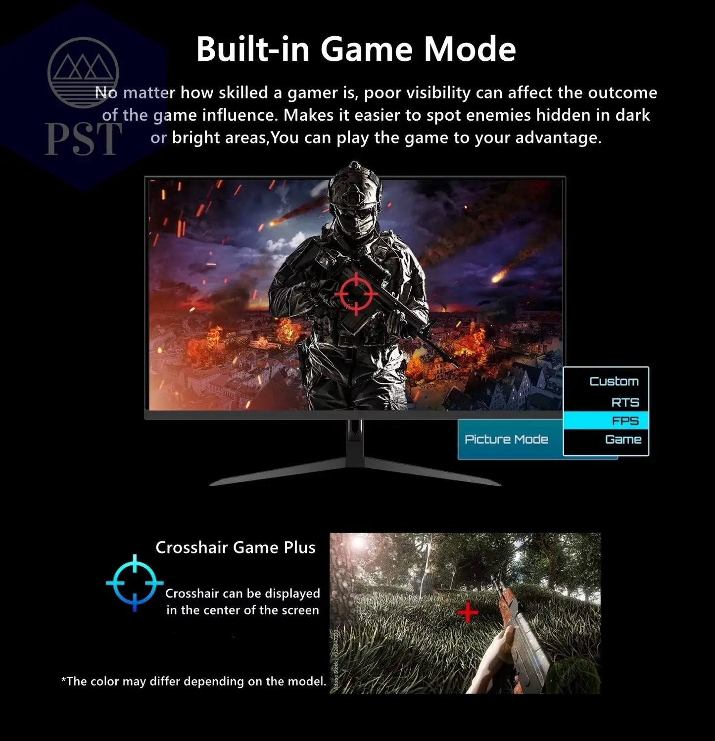 Fyhxele 32 Zoll 4K Gaming Monitor 144Hz Display UHD Freesync G-Sync