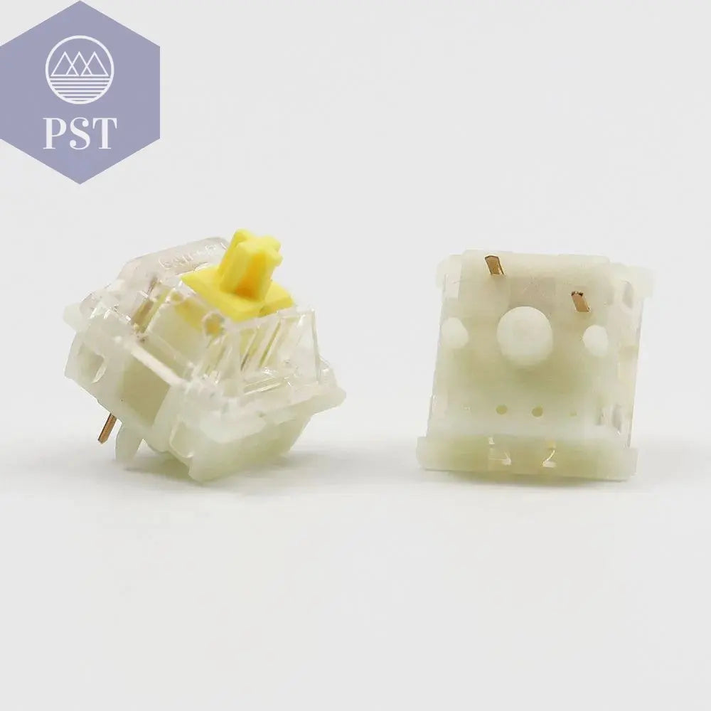 Gateron silent switch Black Red clear 5pin  transparent tops for mechaniacl keyboard Compatible with MX switch - PST PS Tradings