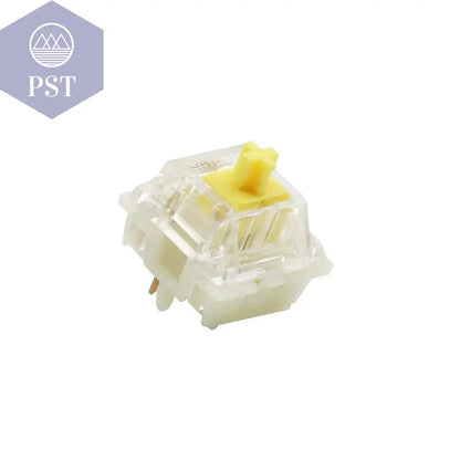 Gateron silent switch Black Red clear 5pin  transparent tops for mechaniacl keyboard Compatible with MX switch - PST PS Tradings