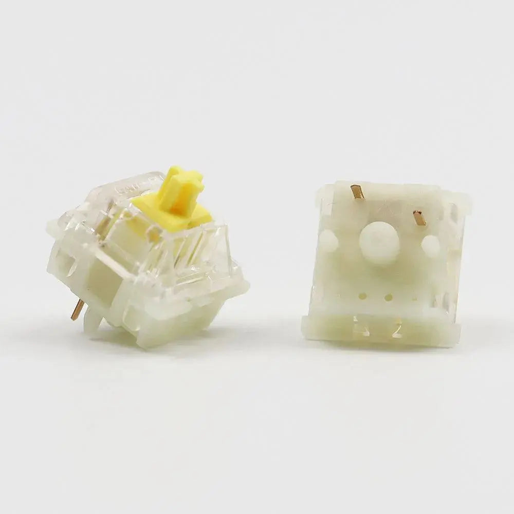 Gateron silent switch Black Red clear 5pin  transparent tops for mechaniacl keyboard Compatible with MX switch - PST PS Tradings