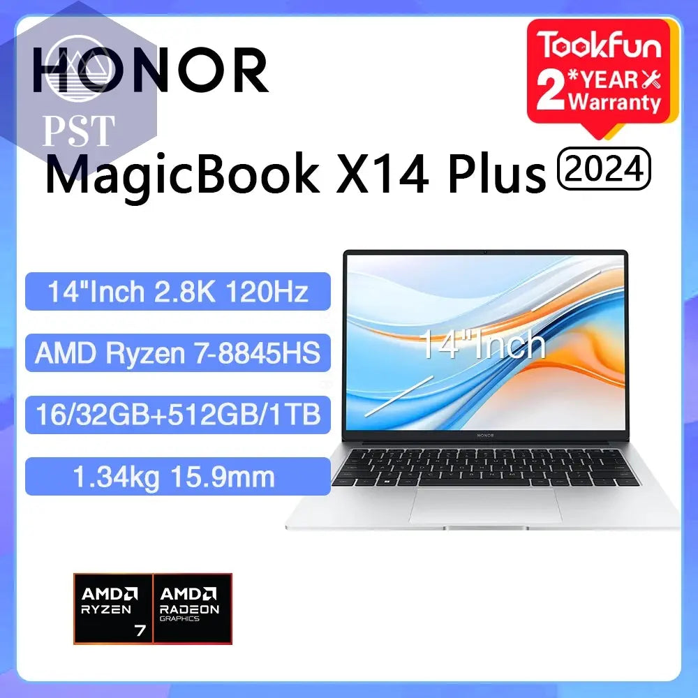 HONOR MagicBook X14 Plus Laptop 14Zoll FHD QHD 2.8K Notebook PST PS Tradings Laptop PST PS Tradings  PST PS Tradings