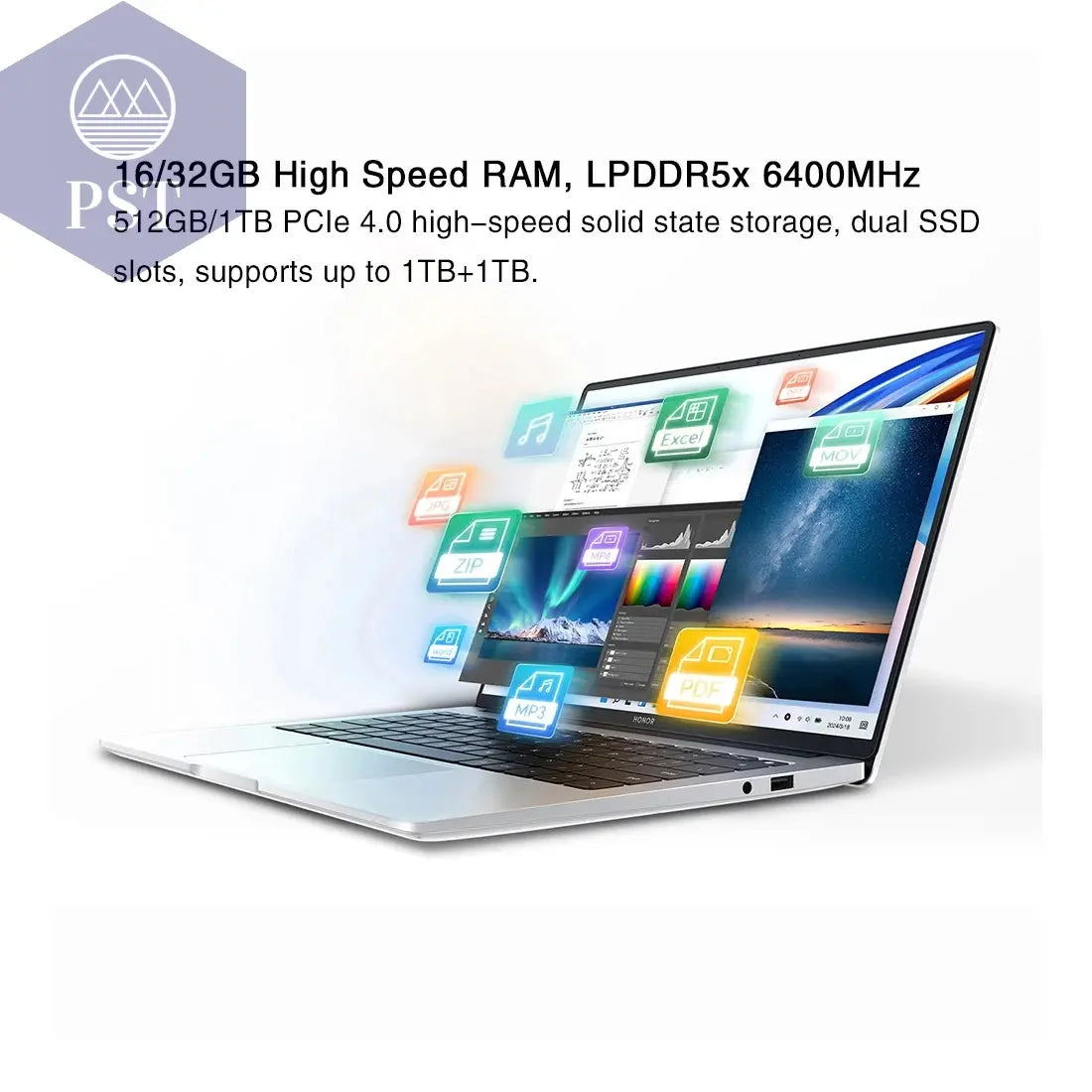 HONOR MagicBook X16 Plus AMD Ryzen R7 8845HS Laptop 16Zoll FHD QHD Notebook 2.5K PST PS Tradings Laptop PST PS Tradings  PST PS Tradings