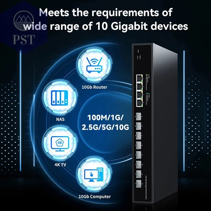 HORACO 12-Port 10G Web Managed Switch PST PS Tradings Switch PST PS Tradings  PST PS Tradings HORACO 12-Port 10G Web Managed Switch Switch