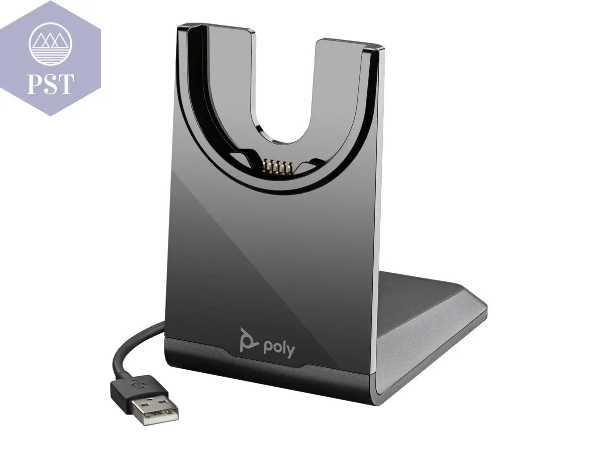 HP Poly Voyager Focus 2 UC Headset +USB-A to USB-C Cable +Charging Stand PST PS Tradings Kopfhörer PST PS Tradings  PST PS Tradings