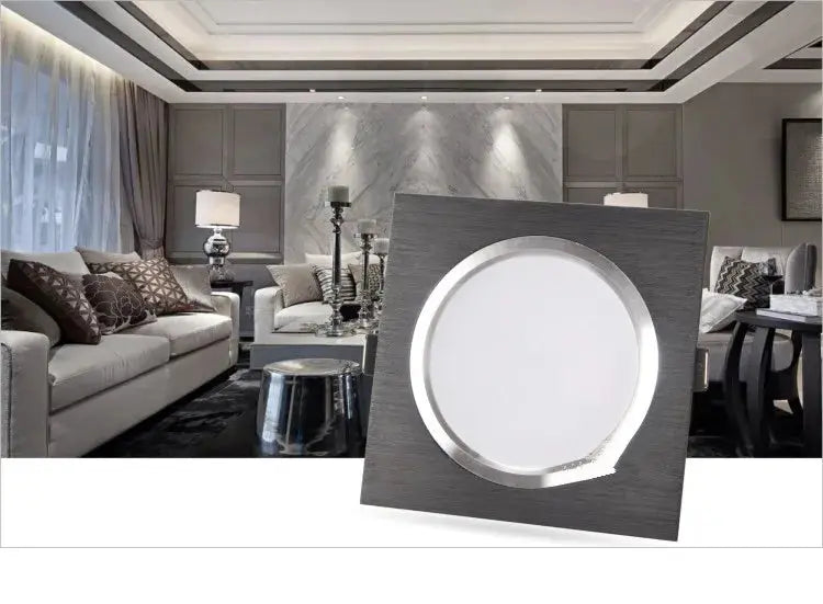 2,5 zoll Downlight LED 6w 9w 12w 220v Natur Weiß Quadratische Einbau LED Lampe Spot Licht für Wohnzimmer Foyer Schlafzimmer Küche       PST PS Tradings