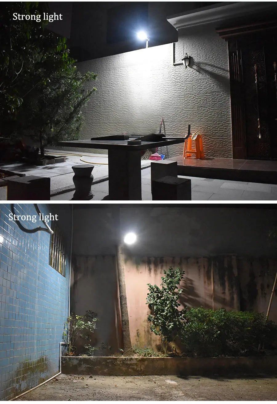 900lm Led Solar Licht Im Freien Wasserdichte Beleuchtung Für Garten Wand 48 leds Vier Modi Drehbare Pol Solar Lampe Neueste       PST PS Tradings