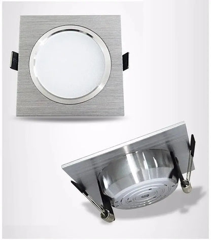 2,5 zoll Downlight LED 6w 9w 12w 220v Natur Weiß Quadratische Einbau LED Lampe Spot Licht für Wohnzimmer Foyer Schlafzimmer Küche       PST PS Tradings
