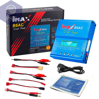 HTRC iMAX B6AC 80W 6A Lipo Charger Balancer For Nimh Nicd Lipo LiFe Li-ion Pb Battery LCD Screen Display RC Charger Discharge       PST PS Tradings