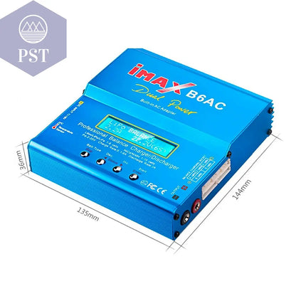 HTRC iMAX B6AC 80W 6A Lipo Charger Balancer For Nimh Nicd Lipo LiFe Li-ion Pb Battery LCD Screen Display RC Charger Discharge       PST PS Tradings