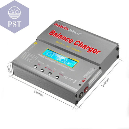HTRC iMAX B6AC 80W 6A Lipo Charger Balancer For Nimh Nicd Lipo LiFe Li-ion Pb Battery LCD Screen Display RC Charger Discharge       PST PS Tradings