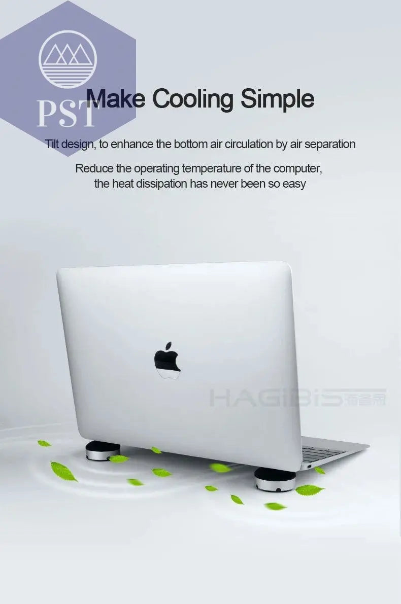 Hagibis Laptop Stand Portable Cooling Pad For MacBook Laptop Portable Cool Ball Heat Dissipation Skidproof Pad Cooler Stand - PST PS Tradings