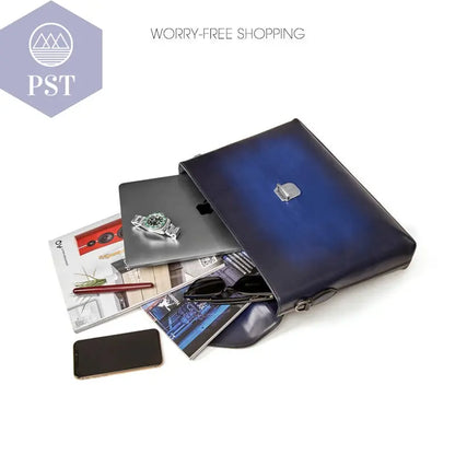 Handmade Vintage Crossbody Flap Business Bag  bag     PST PS Tradings