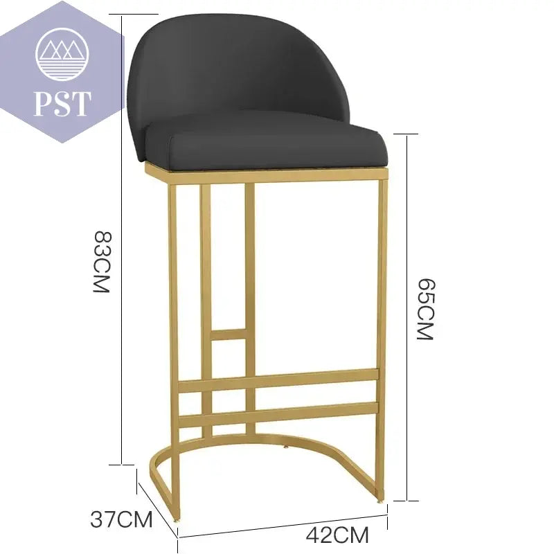 High Pink Akzent Barhocker Empfang minimalist ische Luxus Küche Theken hocker nordische ergonomische Cadeiras Bar Möbel       PST PS Tradings