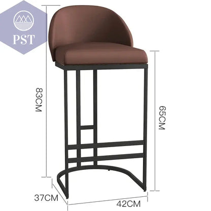 High Pink Akzent Barhocker Empfang minimalist ische Luxus Küche Theken hocker nordische ergonomische Cadeiras Bar Möbel       PST PS Tradings