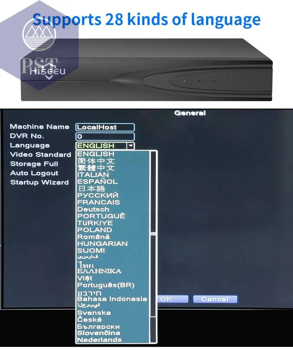 Hiseeu H.265+ HEVC 8CH 16CH 32CH CCTV NVR 4K 8MP 5MP 4MP 3MP 2MP IP Network Video Recorder For Surveillance Camera System Kit - Property & Safety Tradings