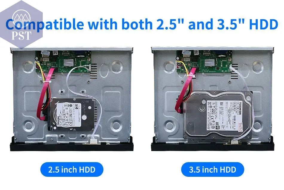 Hiseeu H.265+ HEVC 8CH 16CH 32CH CCTV NVR 4K 8MP 5MP 4MP 3MP 2MP IP Network Video Recorder For Surveillance Camera System Kit - Property & Safety Tradings