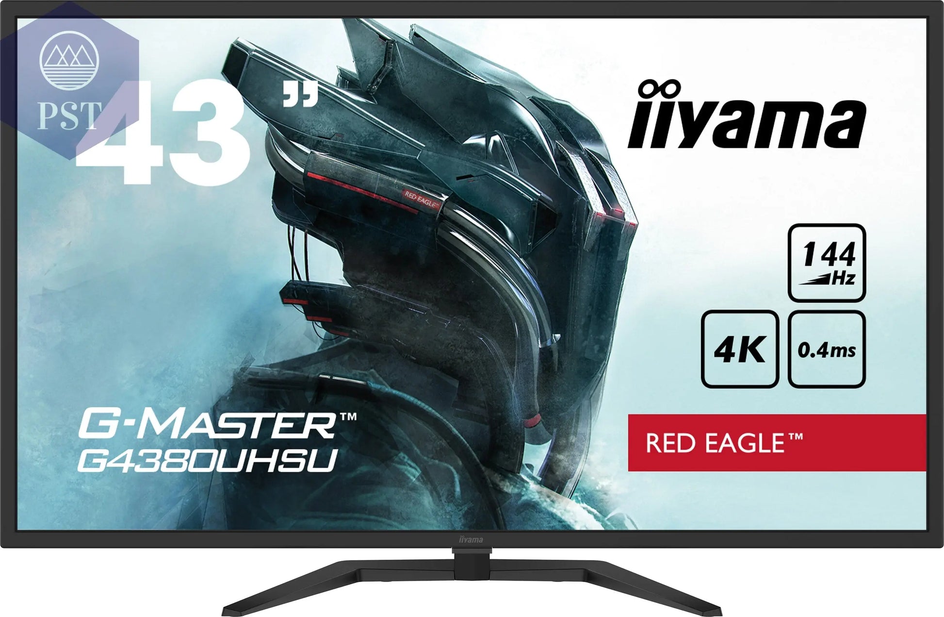 IIYAMA G4380UHSU-B1 109,22cm 43Zoll VA UHD Pro-Gaming G-Master Red Eagle 144Hz 550cd/m2 0,4ms HDR 2xHDMI 2xDP PST PS Tradings Display Monitor PST PS Tradings  PST PS Tradings