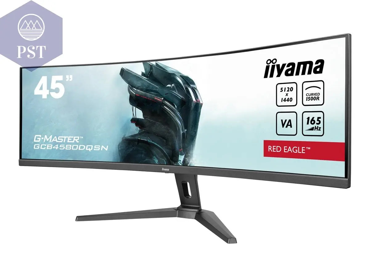 IIYAMA GCB4580DQSN-B1 113,03cm 44,5Zoll ETE VA DQHD Curved 1500R 165Hz 450cdm2 0,8ms Speakers DP 2xHDMI USB-C Dock KVM USB3.2x3 PST PS Tradings Display Monitor PST PS Tradings  PST PS Tradings
