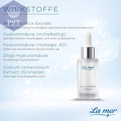 La Mer Hyaluron-Serum | Aufpolsterndes Serum | Reduziert Faltentiefe PST PS Tradings Beauty & Health - Beauty Essentials - Day Creams & Moisturizers PST PS Tradings  PST PS Tradings La Mer Hyaluron-Serum | Aufpolsterndes Serum | Reduziert Faltentiefe Beauty & Health - Beauty Essentials - Day Creams & Moisturizers