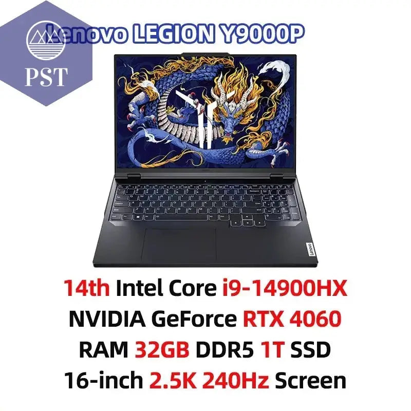 Lenovo Legion Y9000P E-Sports Gaming Laptop i9 14900HX RTX 4060-4090 32GB 1TB 2TB PST PS Tradings Laptop PST PS Tradings i9-14900HX-4070-1T-spain PST PS Tradings