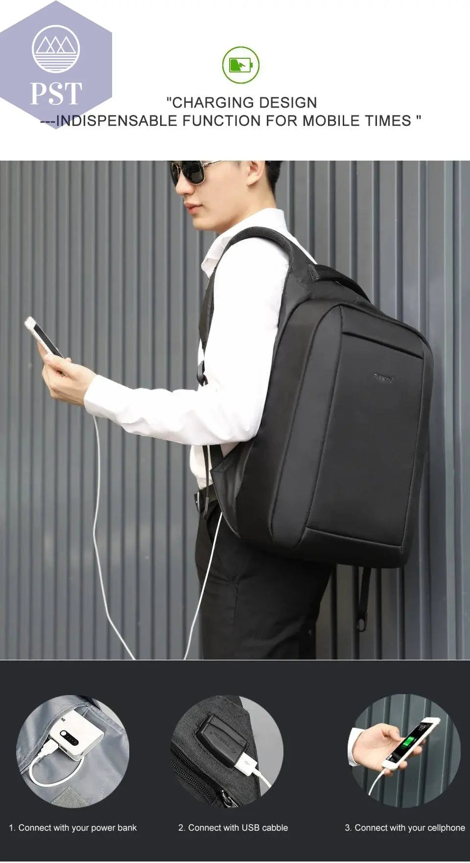 Lifetime Warranty Backpack For Men For Women 14-15.6 Laptop Backpack Bag Anti Theft Backpack Travel Backpack For School Mochila - Property & Safety Tradings