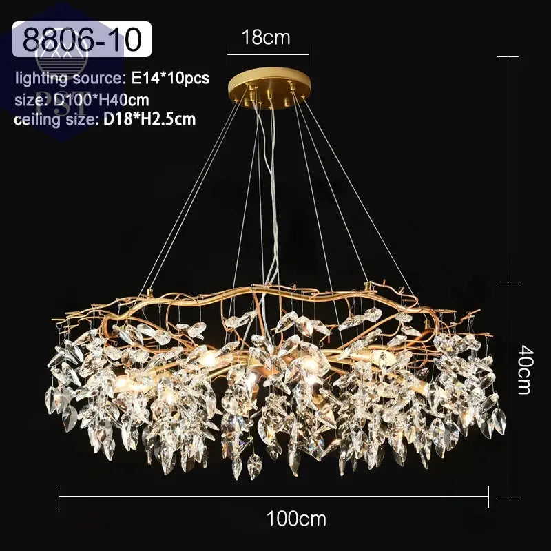 Luxuriöse LED Kristall Deckenlampe für Wohnräume PST PS Tradings  PST PS Tradings 100cm-CHINA-cool-white PST PS Tradings Luxuriöse LED Kristall Deckenlampe für Wohnräume