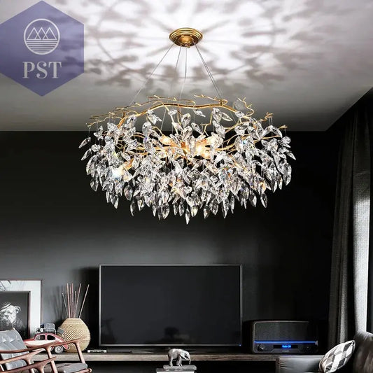 Luxuriöse LED Kristall Deckenlampe für Wohnräume PST PS Tradings  PST PS Tradings  PST PS Tradings Luxuriöse LED Kristall Deckenlampe für Wohnräume