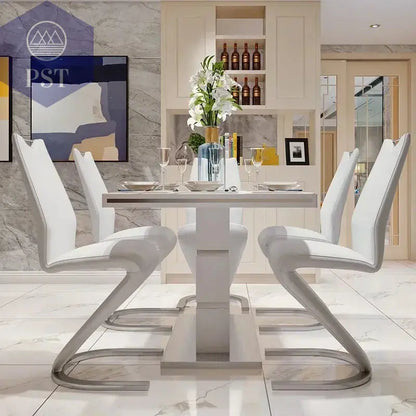 Luxuriöser Esstisch aus Marmor & Metall Set PST PS Tradings  PST PS Tradings  PST PS Tradings