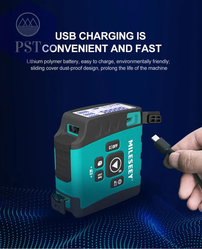 Mileseey Tragbare Laser-distanzmessgerät 60 M Laser-entfernungsmesser high-präzision Digitale trena laser band palette finder messen werkzeug  Tools - Hand Tools - Industrial Tweezers     PST PS Tradings