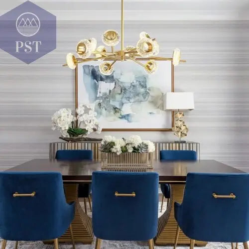 Modern 12-Light Modern Crystal Chandelier Elegant Lightning PST PS Tradings  PST PS Tradings  PST PS Tradings Modern 12-Light Modern Crystal Chandelier Elegant Lightning