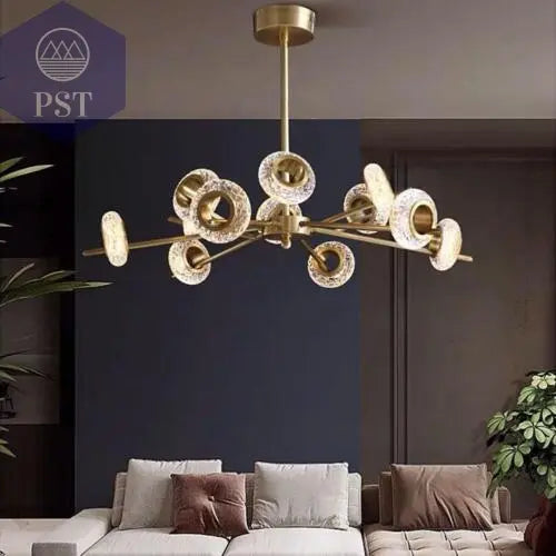 Modern 12-Light Modern Crystal Chandelier Elegant Lightning PST PS Tradings  PST PS Tradings  PST PS Tradings Modern 12-Light Modern Crystal Chandelier Elegant Lightning
