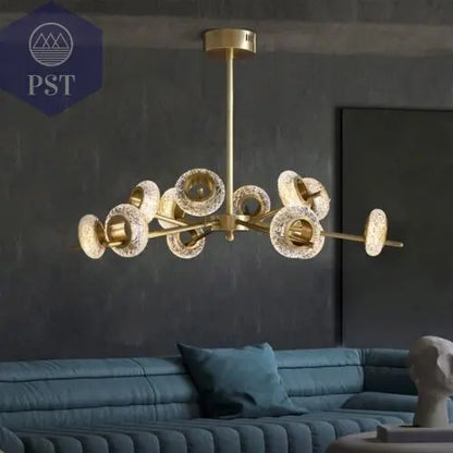 Modern 12-Light Modern Crystal Chandelier Elegant Lightning PST PS Tradings  PST PS Tradings  PST PS Tradings Modern 12-Light Modern Crystal Chandelier Elegant Lightning