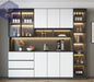 Moderne Wohnzimmerschrank mit Glastüren PST PS Tradings  PST PS Tradings 240x40x220cm-R PST PS Tradings