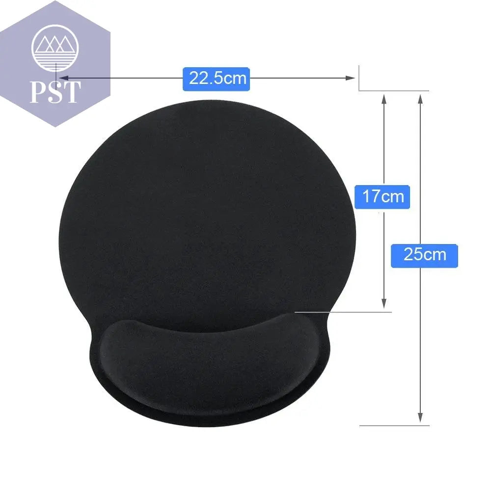 New Wrist Rest Mouse Pad Memory Foam Superfine Fibre Wrist Rest Pad Ergonomic Mousepad for Typist Office Gaming PC Laptop - PST PS Tradings