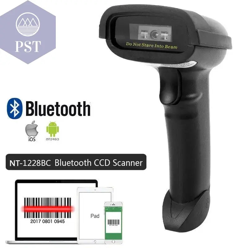 NETUM C750 Bluetooth QR 2D Barcode Scanner AND C830 Wireless Laser 1D usb Bar Code Reader for IOS Android Windows Mobile Payment - Property & Safety Tradings
