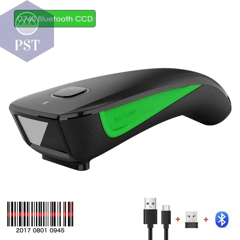 NETUM C750 Bluetooth QR 2D Barcode Scanner AND C830 Wireless Laser 1D usb Bar Code Reader for IOS Android Windows Mobile Payment - Property & Safety Tradings