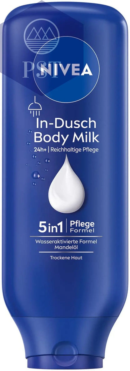 NIVEA In-Dusch Body Milk 400ml Creme 5In1 Body Lotion Feuchtigkeit PST PS Tradings  PST PS Tradings 400-Ml-1Er-Pack-Feuchtigkeitspflege PST PS Tradings