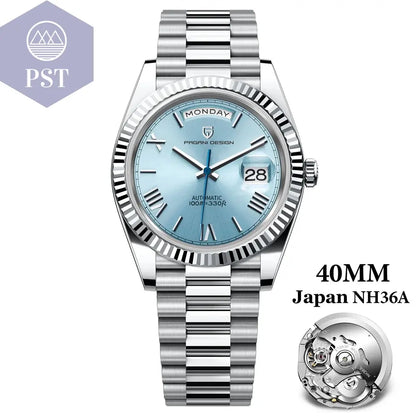 PAGANI DESIGN DD36 Automatik Uhr Armbanduhr PST PS Tradings Armbanduhr PST PS Tradings Ice-Blue-40MM-CHINA PST PS Tradings PAGANI DESIGN DD36 Automatik Uhr Armbanduhr Armbanduhr