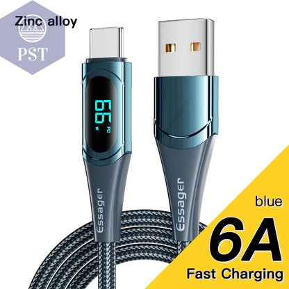 PD 100 W Usb-Typ-C-Kabel Auf USB C 7 a Schnellladekabel Für OPPO Realme Huawei Poco Samsung Displaykabel PST PS Tradings  PST PS Tradings 6A-Blue-Cable-2M PST PS Tradings PD 100 W Usb-Typ-C-Kabel Auf USB C 7 a Schnellladekabel Für OPPO Realme Huawei Poco Samsung Displaykabel