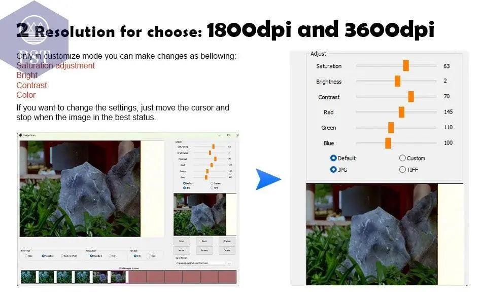 Portable Negative Film Scanners 35mm 135 Slide Film Converter Photo Digital Image 17.9 Mega Pixels Monochrome Slide Film Scanner - Property & Safety Tradings