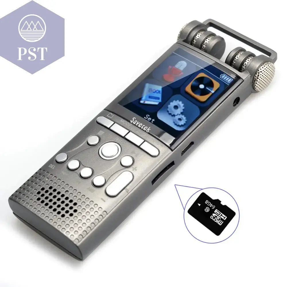 Professional Voice Activated Digital Audio Recorder 16GB 8GB USB Pen Non-Stop 100hr Recording PCM 1536Kbps External Microphone  Audio Recorder     PST PS Tradings