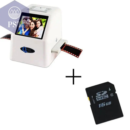 QPIX 22 MP 35mm Portable Film Scanners 135 110 126KPK Super 8 Negative Slide Holder Photo Scanner Film Digital Converter - Property & Safety Tradings